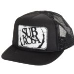 Subrosa Block Crest Trucker Hat Black-0