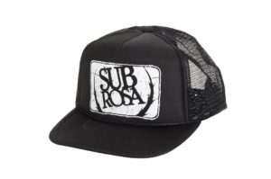 Subrosa Block Crest Trucker Hat Black-0