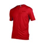 Trail Light Zip Tee Pewter Red-0
