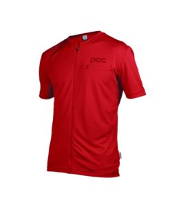 Trail Light Zip Tee Pewter Red-0